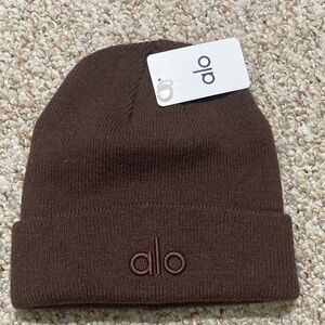 ALO Yoga Chocolate Knit Hat